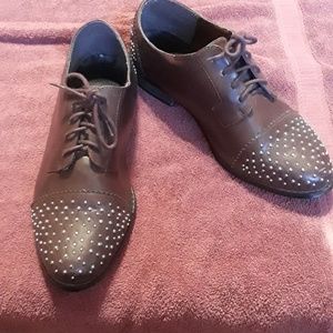 Size 11 Brown Torrid Studded Shoes